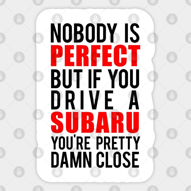 Subaru Owners Sticker by VrumVrum